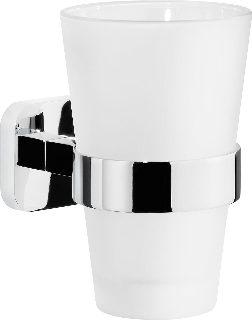 tesa Zahnputzbecher Elegaant Metall und Milchglas, chrom tesa Zahnputzbecher Elegaant Metall und Milchglas, chrom von Tesa