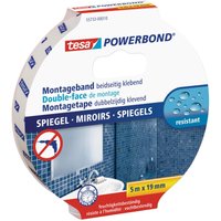 tesa doppelseitiges Klebeband 19 mm  x 5 m weiß von Tesa