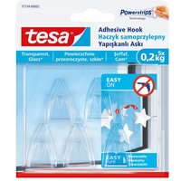 tesa transparente selbstklebende Haken für Dekorationen tesa transparente selbstklebende Haken für Dekorationen von Tesa