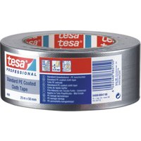 tesaband® 4688 Standard Gewebeband Duct Tape 25 m × 50 mm silber-matt von Tesa