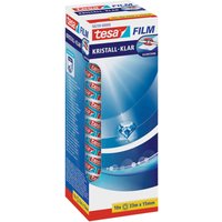 Film kristall-klar - Hochtransparentes, alterungsbeständiges Klebeband mit starker Haftung - 33 m x 15 mm - 10er Pack - Tesa Film kristall-klar - Hochtransparentes, alterungsbeständiges Klebeband mit starker Haftung - 33 m x 15 mm - 10er Pack - Tesa von Tesa