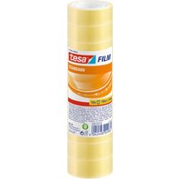 Tesa - film standard - Transparentes Multifunktions-Klebeband für Heim- Schul- und Büroanwendungen - 10 m x 15 mm - 10er Pack von Tesa