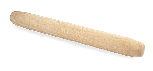 Tescoma DELÍCIA Pizzaroller 40 cm, ø 5 cm aus Holz | Premium brasilianisches Gummibaum-Holz | Optimal für jede Pizzagröße | Ergonomisches Design | Umweltfreundlich & Langlebig von Tescoma