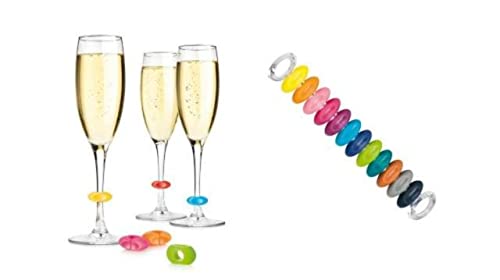 "Tescoma Party-Ring Glasmarker für Stielgläser UNO VINO, 12 Farben" "Tescoma Party-Ring Glasmarker für Stielgläser UNO VINO, 12 Farben" von Tescoma