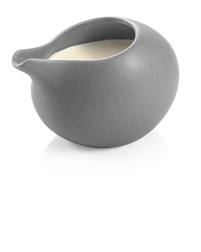 Tescoma 387324.43 Milchkännchen aus Keramik, emailliert, grau, Linie Fancy Home Stones von Tescoma