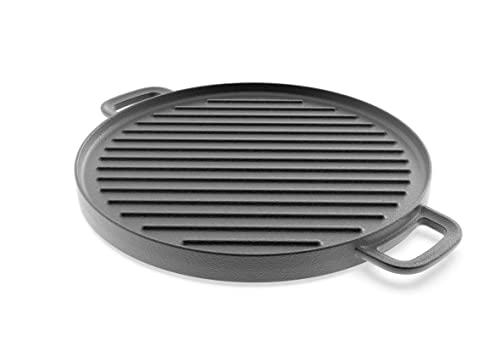 Tescoma MASSIVE Beidseitige Grillpfanne ø 30 cm | Zwei Oberflächen für Vielseitigkeit | Selbstverbessernde Antihaft-Schicht | Vielfältige Einsatzmöglichkeiten | Langlebigkeit von Tescoma