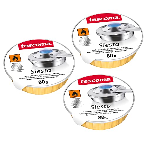 Tescoma 707050 Fondue-Brennpaste, 3 Stück, Kunststoff, Set 3 pezzi, 3 von Tescoma