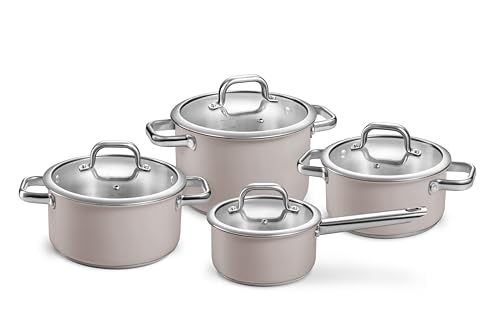 Tescoma Topfset DELIGHT Taupe, 8-teilig von Tescoma
