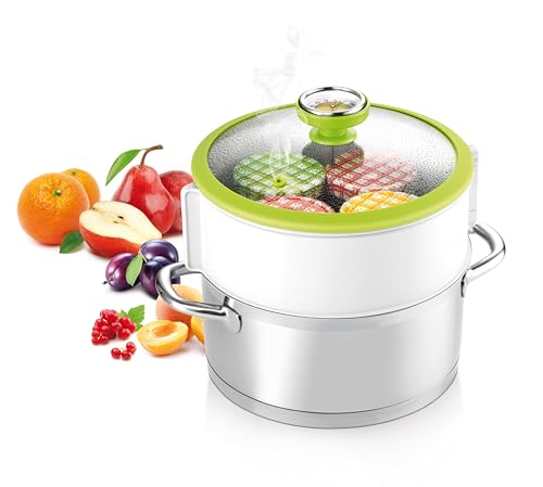 Tescoma Einkochset DELLA CASA mit Thermometer - Universal-Topfaufsatz für Marmeladen und zum Einkochen für klassische 24cm Töpfe von Tescoma