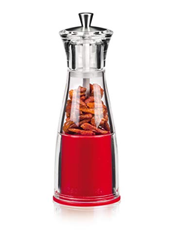 Tescoma Chilimühle, Glas, Transparent/rot, 6.4 x 6.2 x 19.5 cm von Tescoma