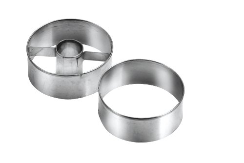 Tescoma Delicia Rundes Ausstechförmchen, 4,5 cm, Silber/Schwarz von Tescoma
