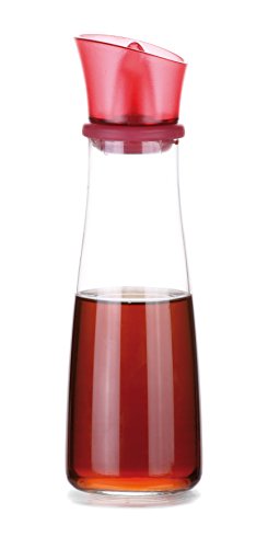 Tescoma Vitamin Essigflasche, Kunststoff, rot/transparent, 19.5 x 5.3 cm von Tescoma