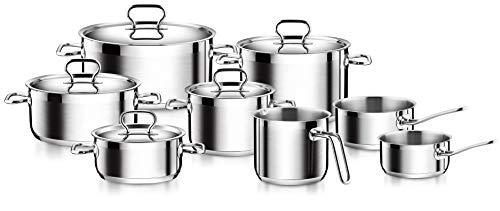Tescoma Kochgeschirr-Set, Edelstahl, Silber, 54.8 x 28.8 x 26.3 cm von Tescoma