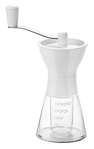 Tescoma Kaffemühle, Kunststoff, Weiß/Transparent, 11.5 x 9.5 x 19.5 cm von Tescoma