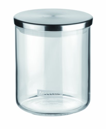 Tescoma Lebensmitteldose, Plastik, transparent/Silber, 10.8 x 10.4 x 10.4 cm von Tescoma