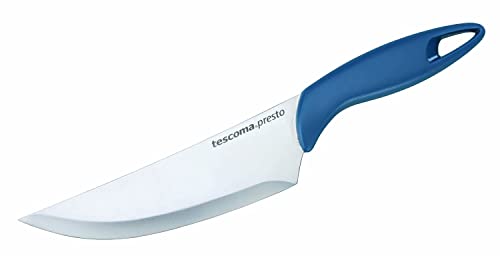 Tescoma Messer, Stahl, Silber/blau, 28.7 x 1.5 x 7.5 cm von Tescoma