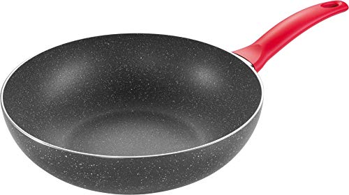 Tescoma Wok Ø 28 cm Manico Rosso von Tescoma