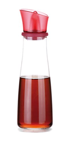 Tescoma Essigflasche VITAMINO 250 ml, Rot/Transparent von Tescoma
