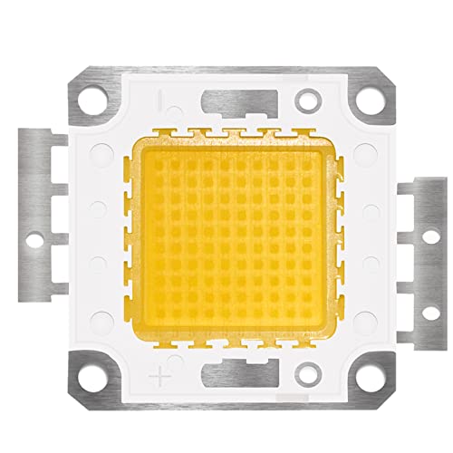 Tesfish 100W LED Chip LED Leuchtperlen Warm Weiß 3000K Glühbirne Hohe Leistung Energieeinsparung Lampe Chip von Tesfish