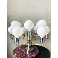 Vintage Silber/Gold-Spiral-Deckenlampe von TesiDesign