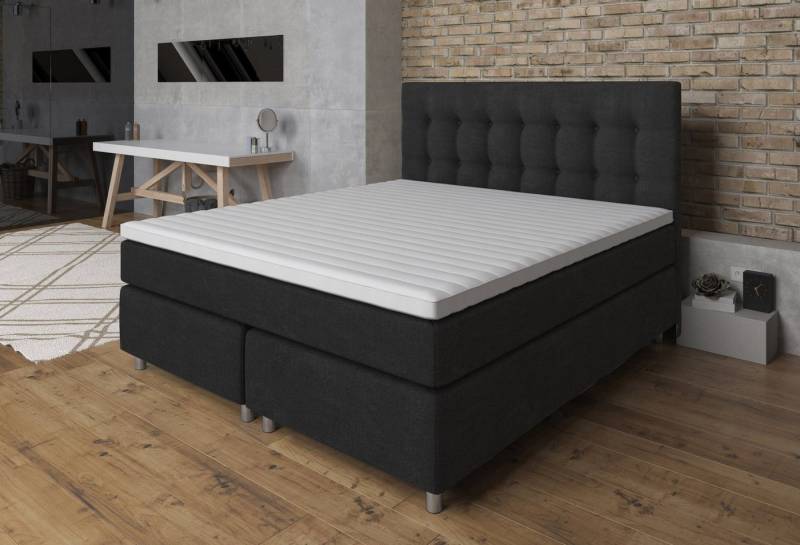 Tesla Dreams Boxspringbett Ronda, Lux Komfort, 7 Zonen Taschenfederkern-Matratze H2/H3 von Tesla Dreams