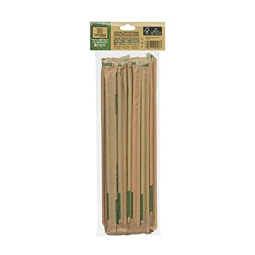 Tessera Bio Products Q0621CW4MFSC Flexible Papierstrohhalm in 5 Farben, 1/1 Verpackt, 0.6cm Durchmesser, 21cm Länge, 25 Stück Tessera Bio Products Q0621CW4MFSC Flexible Papierstrohhalm in 5 Farben, 1/1 Verpackt, 0.6cm Durchmesser, 21cm Länge, 25 Stück von Tessera Bio Products