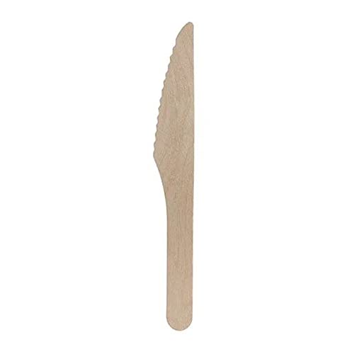 Tessera Bio Products QA122BUW Holzmesser, Naturfarbe, 16cm Länge, 100 Stück von Tessera Bio Products