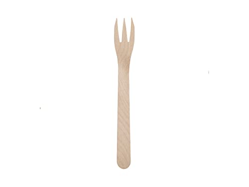 Tessera Bio Products QA125T Holzgabel "Trident", 17cm Länge, 200 Stück von Tessera Bio Products
