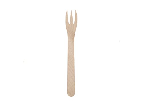 Tessera Bio Products QA125T Holzgabel "Trident", 17cm Länge, 200 Stück von Tessera Bio Products