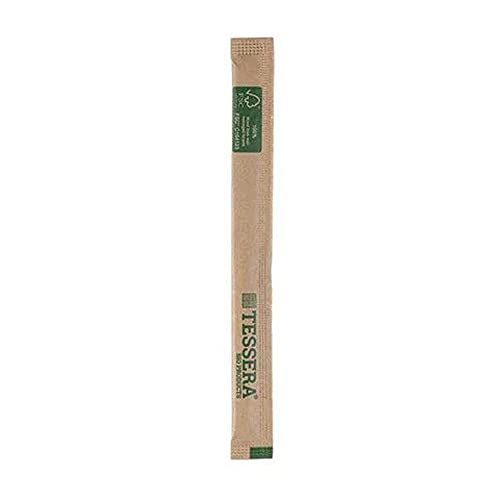 Tessera Bio Products QA418WFSC Holzrührstäbchen, Naturfarbe, 1/1 Verpackt, 18cm Länge, 200 Stück von Tessera Bio Products