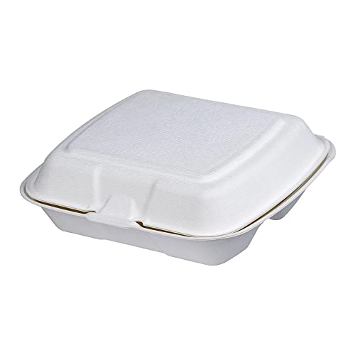 Tessera Bio Products QC2320S3C Zuckerrohr Foodbox, 3-Geteilt, Weiß, 23cm Länge, 20cm Breite, 100 Stück Tessera Bio Products QC2320S3C Zuckerrohr Foodbox, 3-Geteilt, Weiß, 23cm Länge, 20cm Breite, 100 Stück von Tessera Bio Products