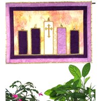 Muster. Gestalte Diesen Eleganten Adventskranz Und Genieße Den Glanz Die Ganze Adventszeit Leicht Zu Folgen Vollfarbmuster von TessieTextile