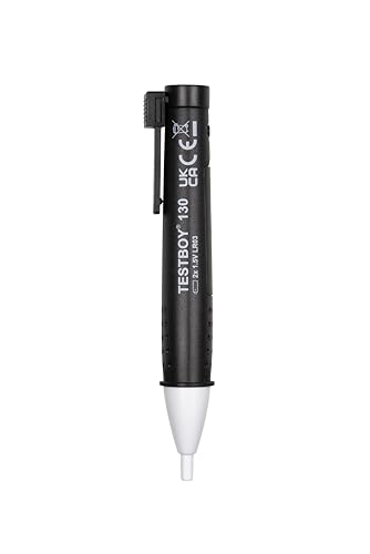 Testboy 130 berührungsloser Magnetfeldtester, optische Anzeige (für elektromagnetische Schalter und Ventile, inkl. LED-Taschenlampe, für alle Magnetfelder, ABS-Kunststoffgehäuse), Schwarz Testboy 130 berührungsloser Magnetfeldtester, optische Anzeige (für elektromagnetische Schalter und Ventile, inkl. LED-Taschenlampe, für alle Magnetfelder, ABS-Kunststoffgehäuse), Schwarz von Testboy