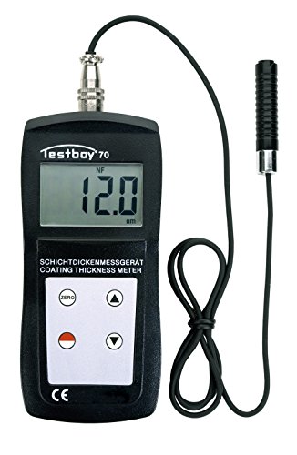 Testboy 70 Schichtdickenmessgerät (misst alle nicht-magnetischen Schichten, großes LCD, Wechselsonde für Messungen auf magnetischen & nicht-magnetischen metallischen Untergründen) von Testboy