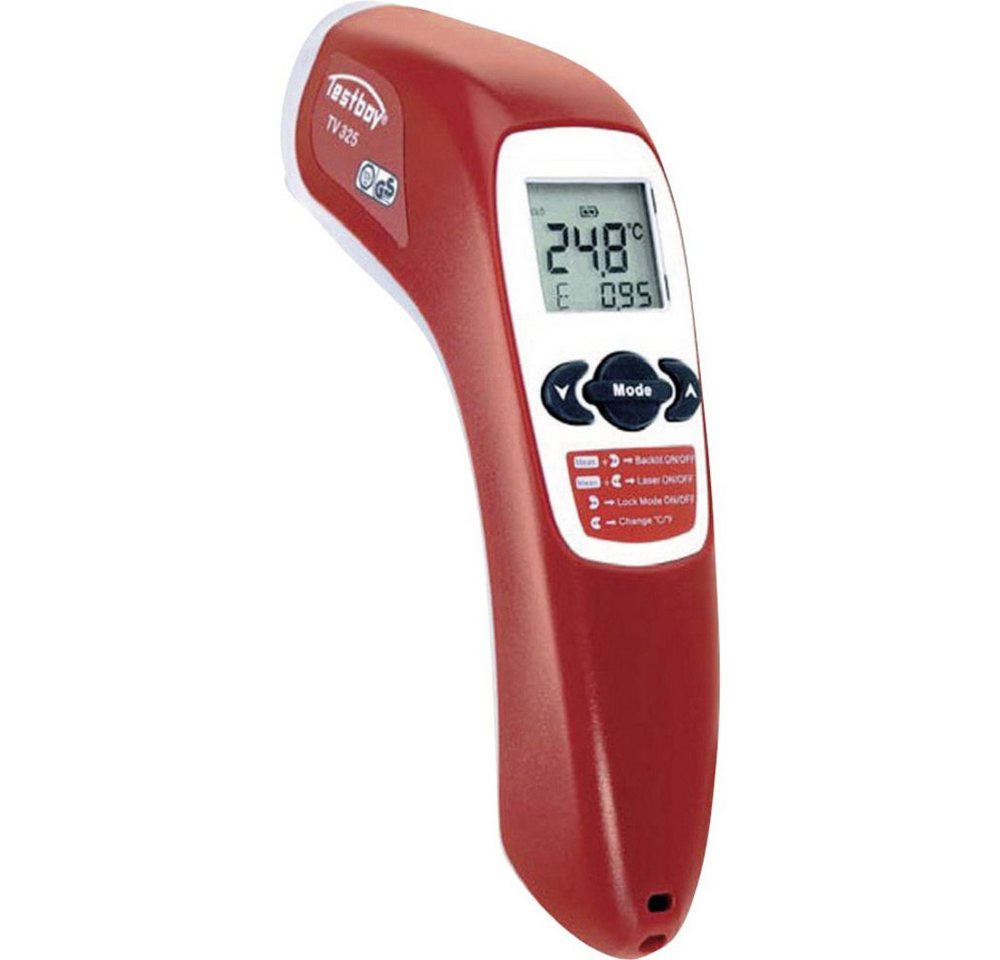 Testboy Infrarot-Thermometer Testboy TV 325 Infrarot-Thermometer Optik 12:1 -60 - +500 °C Kontakt von Testboy