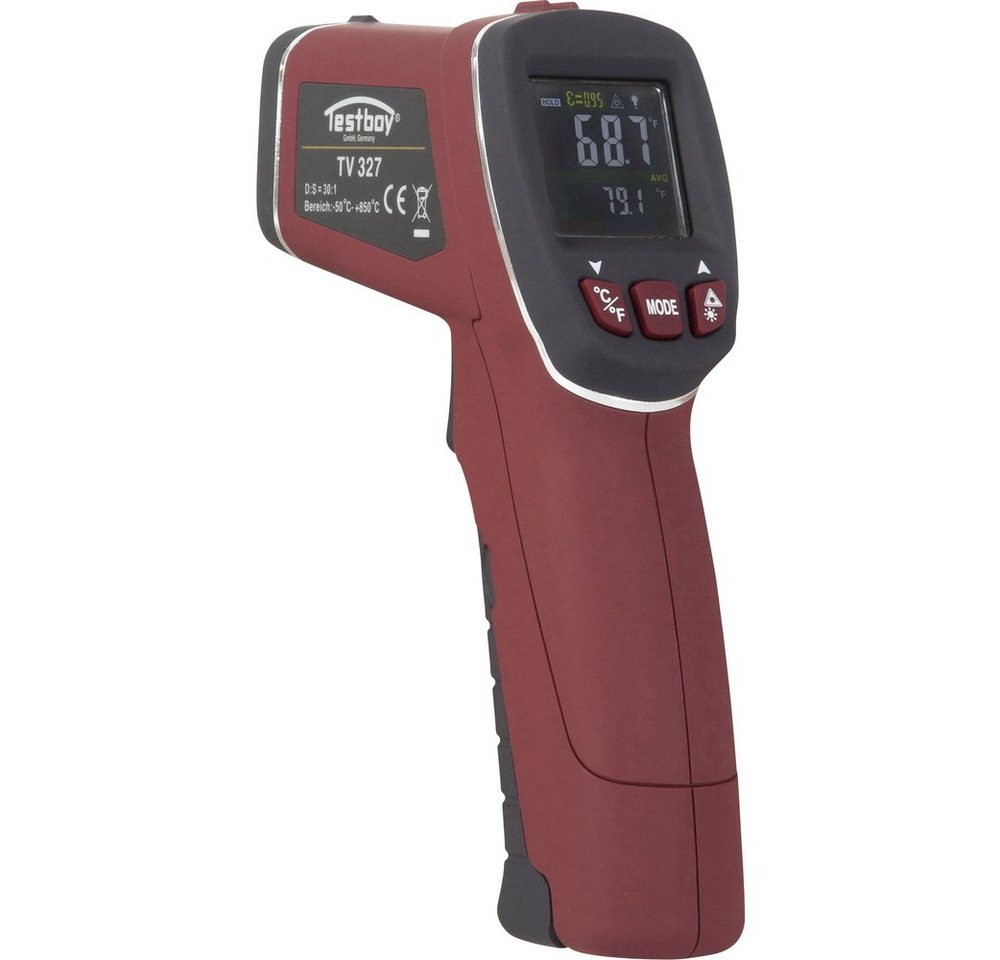 Testboy Infrarot-Thermometer Testboy TV 327 Infrarot-Thermometer Optik 30:1 -50 - +760 °C Berühru Testboy Infrarot-Thermometer Testboy TV 327 Infrarot-Thermometer Optik 30:1 -50 - +760 °C Berühru von Testboy