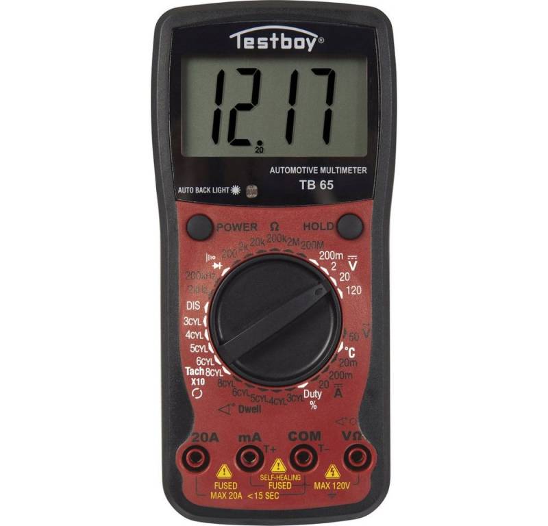 Testboy Spannungsprüfer Testboy TB 65 Hand-Multimeter digital Anzeige (Counts): 1999, (TB 65) von Testboy