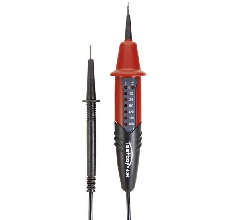 Testboy Spannungsprüfer Testboy 40 Plus Zweipoliger Spannungsprüfer CAT III LED, (40 Plus) von Testboy