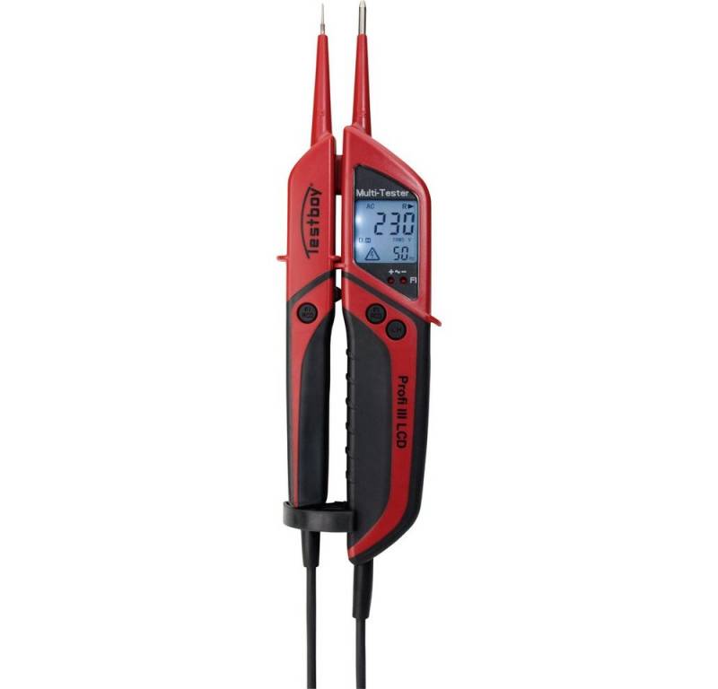 Testboy Spannungsprüfer Testboy Profi III LCD Zweipoliger Spannungsprüfer CAT IV 1000 V LCD, (Profi III LCD) von Testboy