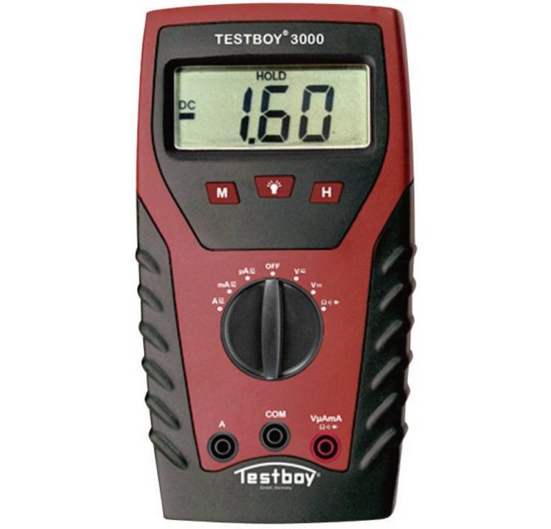 Testboy Spannungsprüfer Testboy TB-3000 Hand-Multimeter digital CAT IV 600 V Anzeige (Counts, (TB-3000) von Testboy