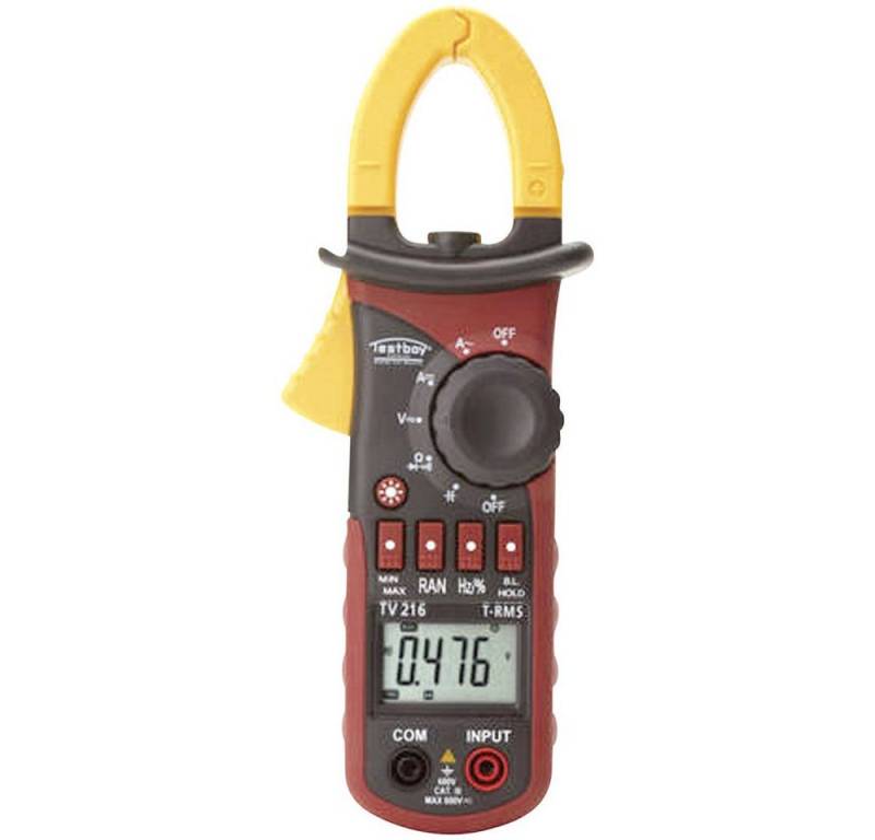 Testboy Spannungsprüfer Testboy TV 216N Stromzange, Hand-Multimeter digital CAT III 600 V An, (TV 216N) von Testboy