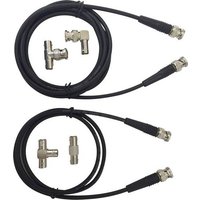 Testec TT-SET 1200 BNC-Messleitungs-Set 1.00m Schwarz von Testec