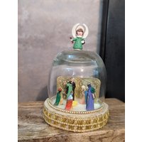 Krippe Diorama Kuppel Vintage Mid Century Modern von TestedandTried