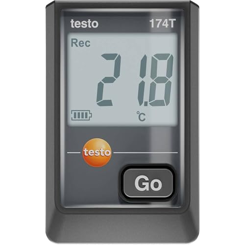 testo 0572 1740 02 174 T Mini-Temperatur- Datenlogger Temperatur-Datenlogger -30 bis 70 °C von Testo AG