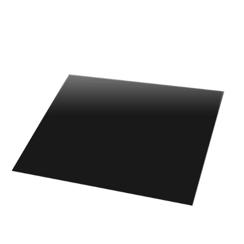 Bodenplatte rechteckig schwarz ca. 120 x 100 x 0,2 cm von Homry