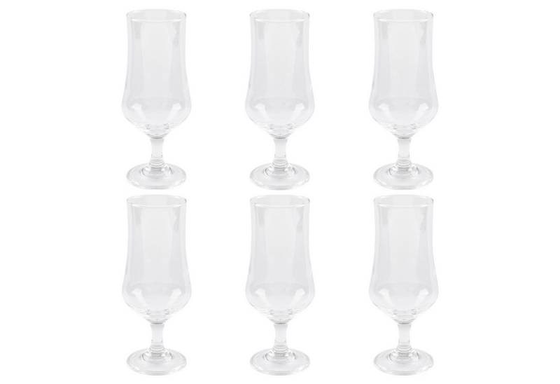 Testrut Bierglas Biergläser CARA, 405 ml Fassungsvermögen, Glas, 6-teilig von Testrut