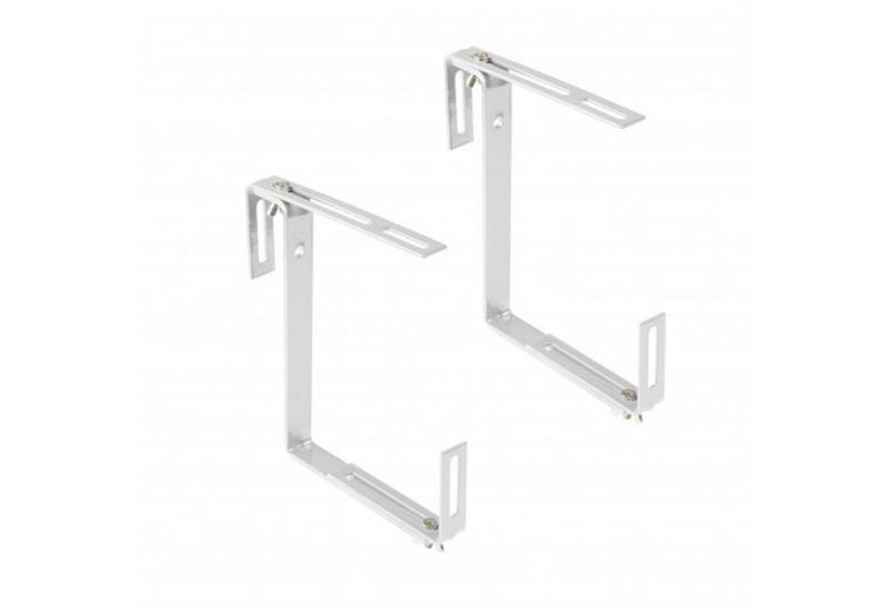 Testrut Blumenkasten Blumenkastenhalter weiß 2-fach verstellbar von Testrut