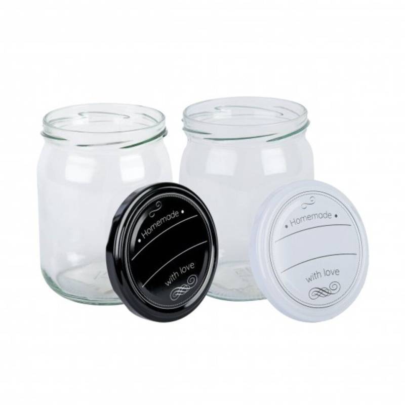 Testrut Einmachglas Einmachglas B&W, ca. 540 ml farbig sortiert, (1-tlg) von Testrut