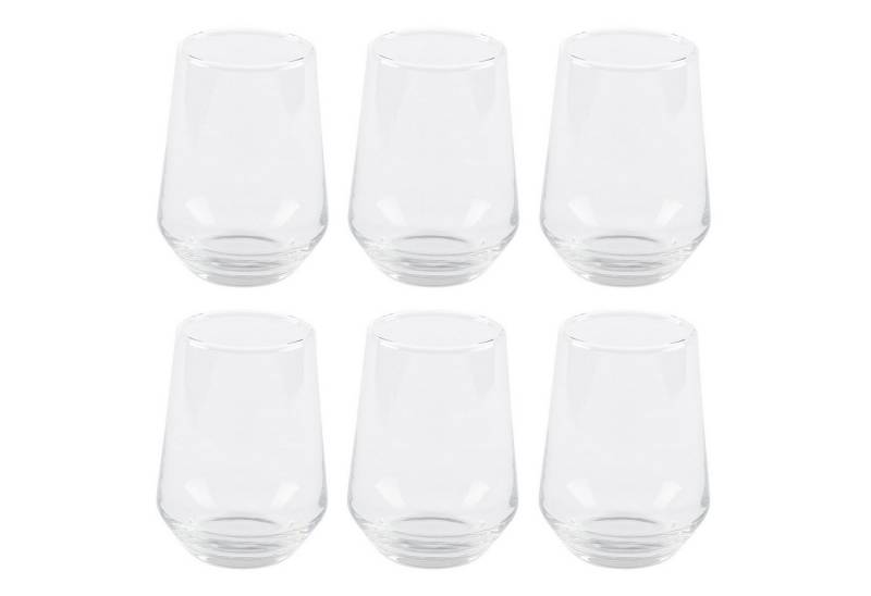 Testrut Gläser-Set Trinkgläser CARA, 390 ml Fassungsvermögen, Glas, 6-teilig von Testrut