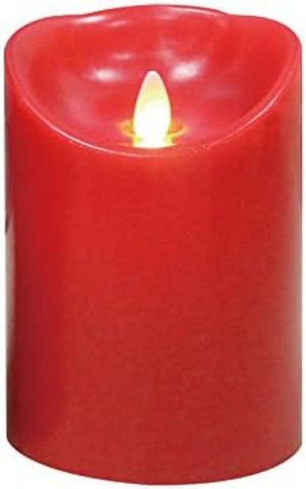 Testrut LED-Kerze LED-Kerze, Elegance 23 cm, 9x9x23 cm, rot (1-tlg) von Testrut